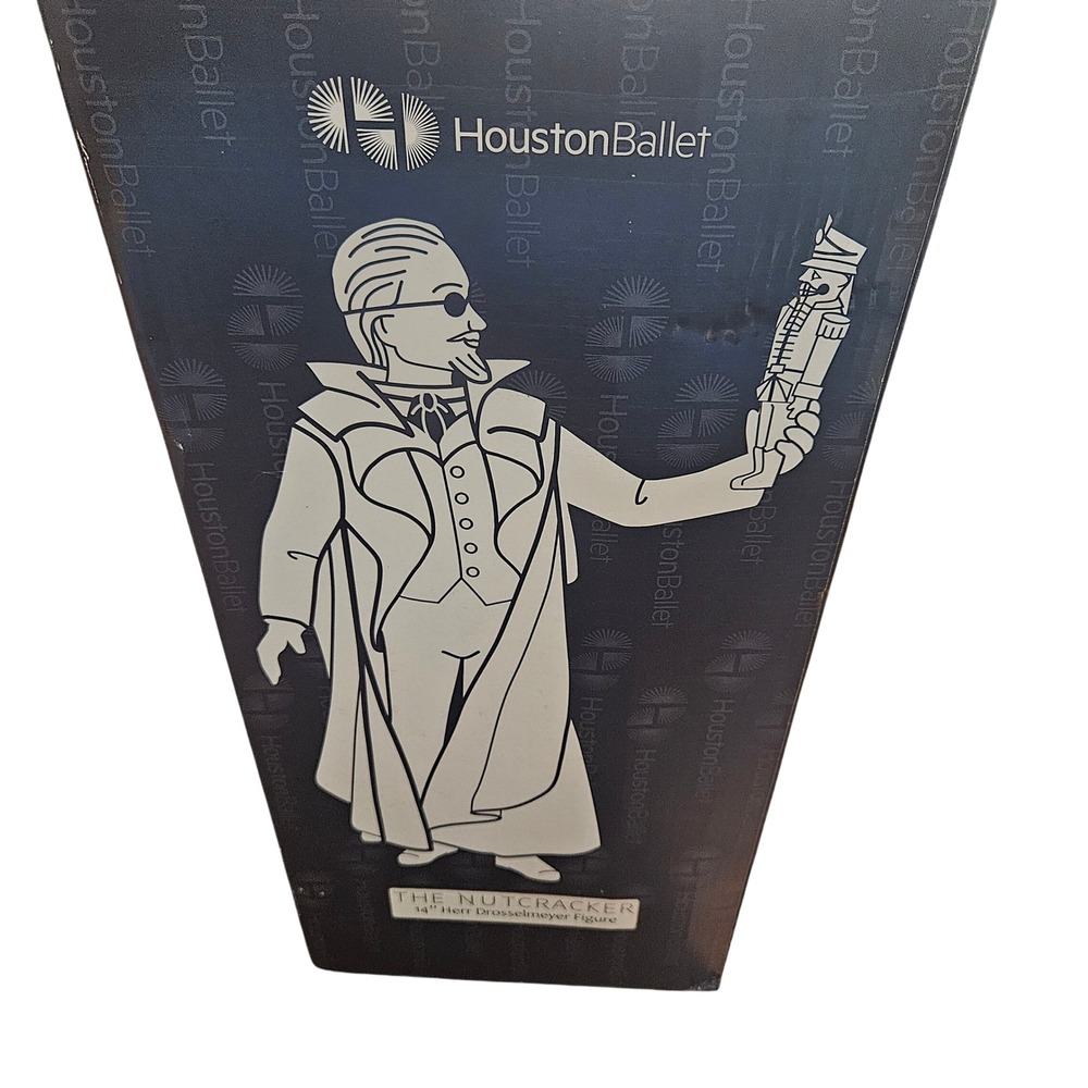 Houston Ballet 2018 The Nutcracker Herr Drosselmeyer 14"  Figure Holiday w/ Box